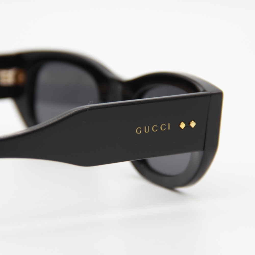 NEW GUCCI SUNGLASSES GG1215S 002 BLACK UNISEX EYEWEAR GUCCI - Picture 12 of 16
